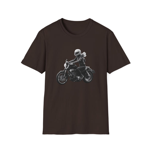 Woman Biker Unisex Softstyle T-Shirt