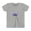 LOL Life's Overwhelming Laughter Youth Tee | Pastel Bubble Text