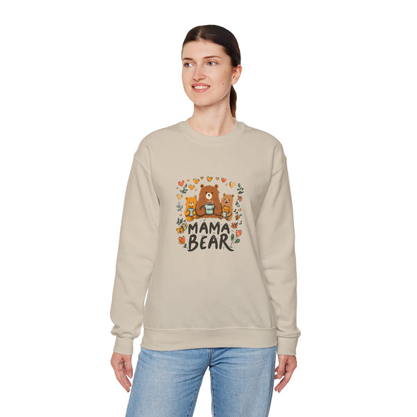 Mama Bear Sweatshirt — Cute Mama Bear & Cubs Floral Mother's Day Gift