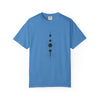 T-shirt with black geometric design Unisex Garment-Dyed T-shirt