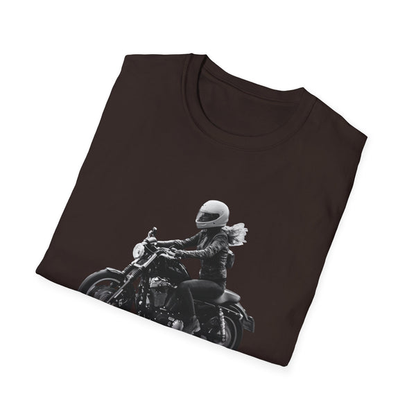 Woman Biker Unisex Softstyle T-Shirt