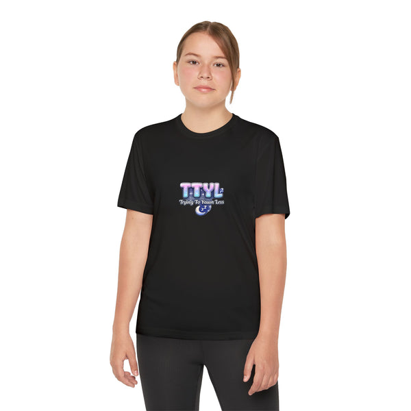 TTYL Typography Tee | Youth Competitor Shirt, Pastel Retro Text