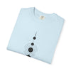 T-shirt with black geometric design Unisex Garment-Dyed T-shirt