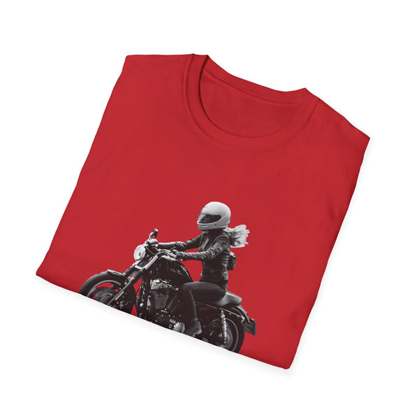 Woman Biker Unisex Softstyle T-Shirt