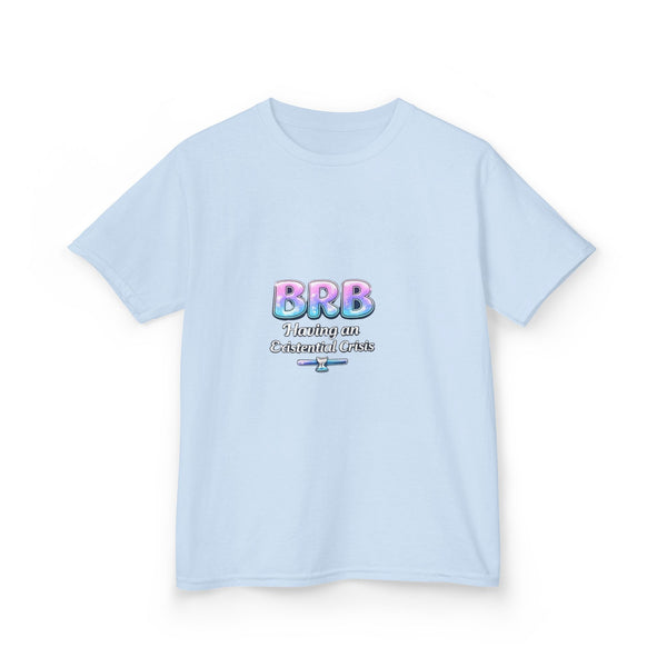 BRB Pastel Bubble Text Kids Tee | Online Chat, Cute Vaporwave Design
