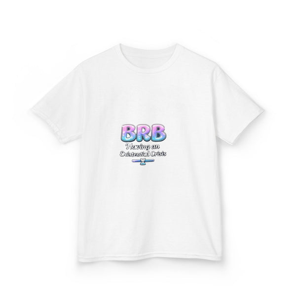 BRB Pastel Bubble Text Kids Tee | Online Chat, Cute Vaporwave Design