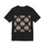 Blush Bow & Floral Repeat Tee | Coquette Lace Pattern
