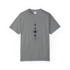 T-shirt with black geometric design Unisex Garment-Dyed T-shirt