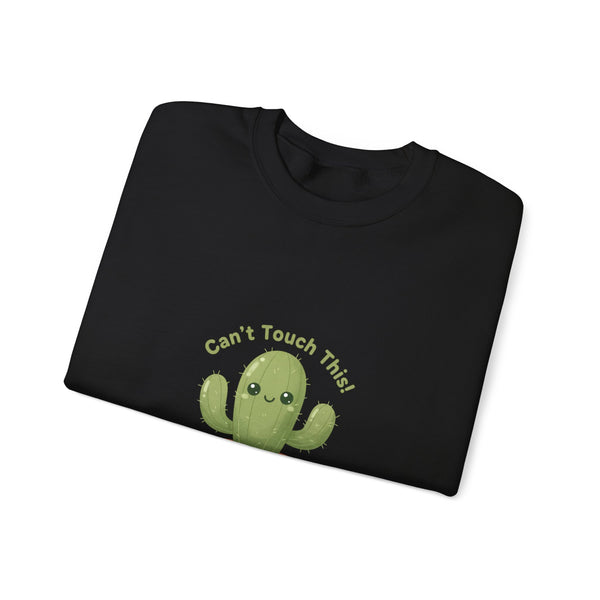 Can't Touch This Cactus Sweatshirt | Plant Parent Humor, Sage Palette