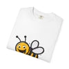Bee happy/ yellow bee/ Unisex Garment-Dyed T-shirt