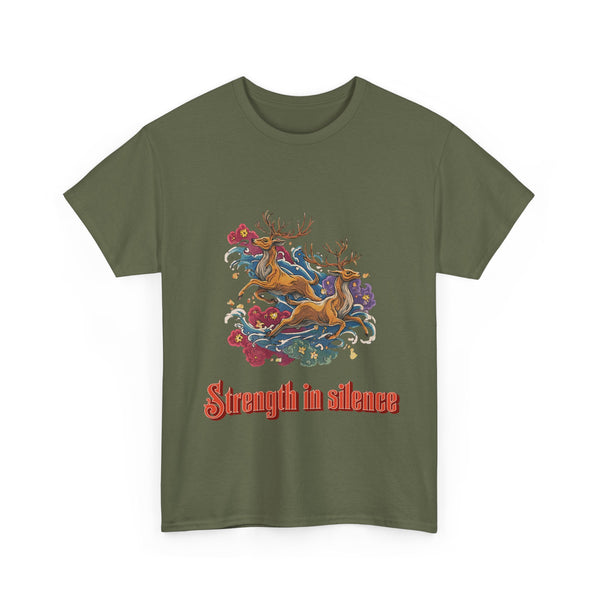 Strength In Silences Tshirt Unisex Heavy Cotton Tee