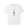 T-shirt with black geometric design Unisex Garment-Dyed T-shirt