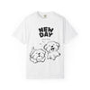 Happy jumping dogs/Unisex Garment-Dyed T-shirt