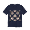 Blush Bow & Floral Repeat Tee | Coquette Lace Pattern