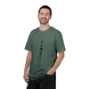 T-shirt with black geometric design Unisex Garment-Dyed T-shirt