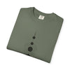 T-shirt with black geometric design Unisex Garment-Dyed T-shirt