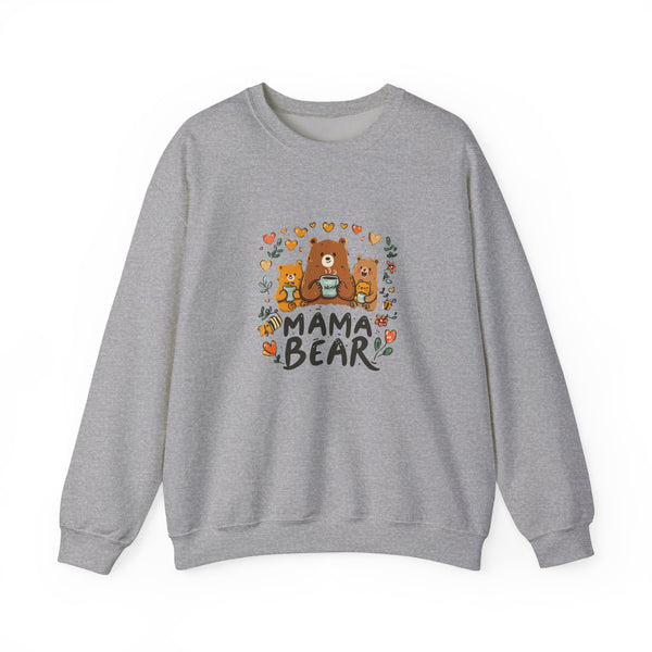 Mama Bear Sweatshirt — Cute Mama Bear & Cubs Floral Mother's Day Gift