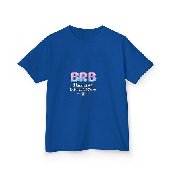 BRB Pastel Bubble Text Kids Tee | Online Chat, Cute Vaporwave Design