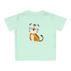 Cute Tiger Baby Tee — Adorable Pink Infant T-Shirt with Cartoon Tiger