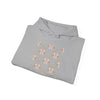 Vintage Bow & Floral Repeat Hoodie | Coquette Lace Scallop Pattern