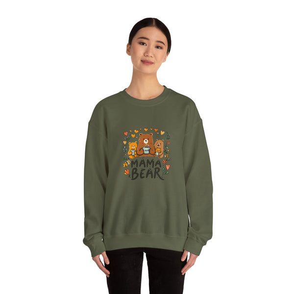 Mama Bear Sweatshirt — Cute Mama Bear & Cubs Floral Mother's Day Gift