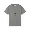 T-shirt with black geometric design Unisex Garment-Dyed T-shirt
