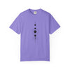 T-shirt with black geometric design Unisex Garment-Dyed T-shirt