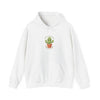Cactus Pun Hoodie | Plant Parent Humor, Sage Cream Botanical Sweatshirt