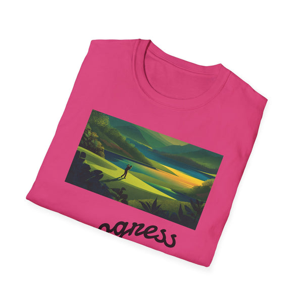 Progress over perfection, Golf, Unisex Softstyle T-Shirt