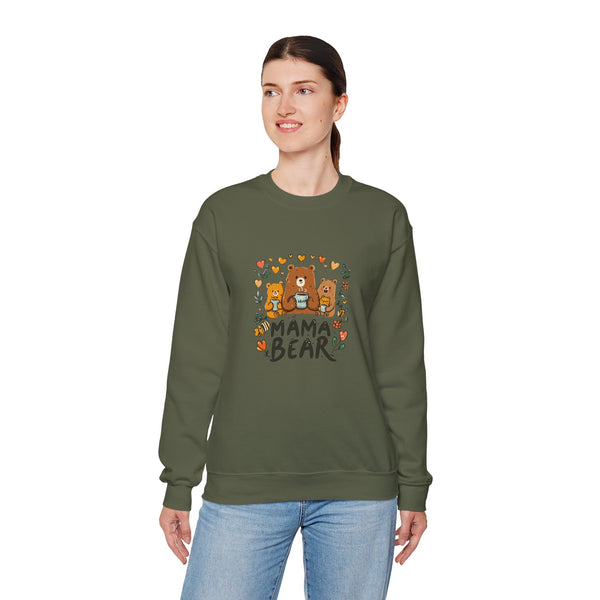 Mama Bear Sweatshirt — Cute Mama Bear & Cubs Floral Mother's Day Gift