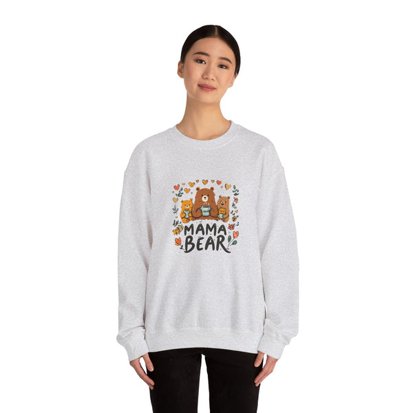 Mama Bear Sweatshirt — Cute Mama Bear & Cubs Floral Mother's Day Gift
