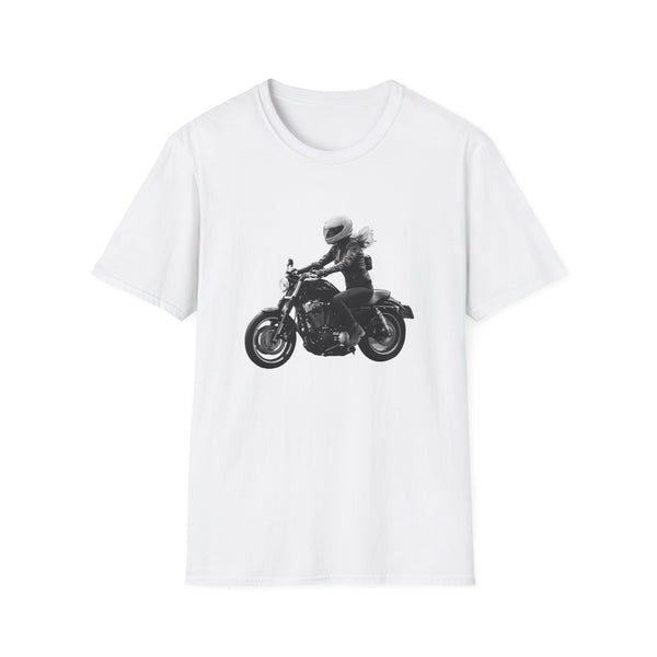 Woman Biker Unisex Softstyle T-Shirt
