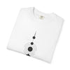 T-shirt with black geometric design Unisex Garment-Dyed T-shirt