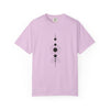 T-shirt with black geometric design Unisex Garment-Dyed T-shirt