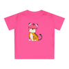 Cute Tiger Baby Tee — Adorable Pink Infant T-Shirt with Cartoon Tiger