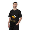 Bee happy/ yellow bee/ Unisex Garment-Dyed T-shirt