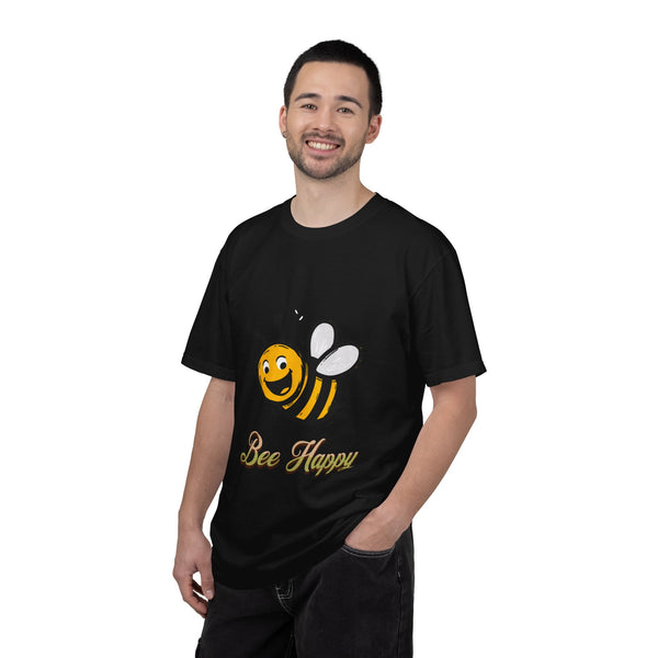 Bee happy/ yellow bee/ Unisex Garment-Dyed T-shirt