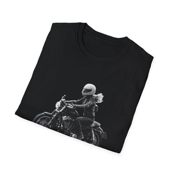Woman Biker Unisex Softstyle T-Shirt