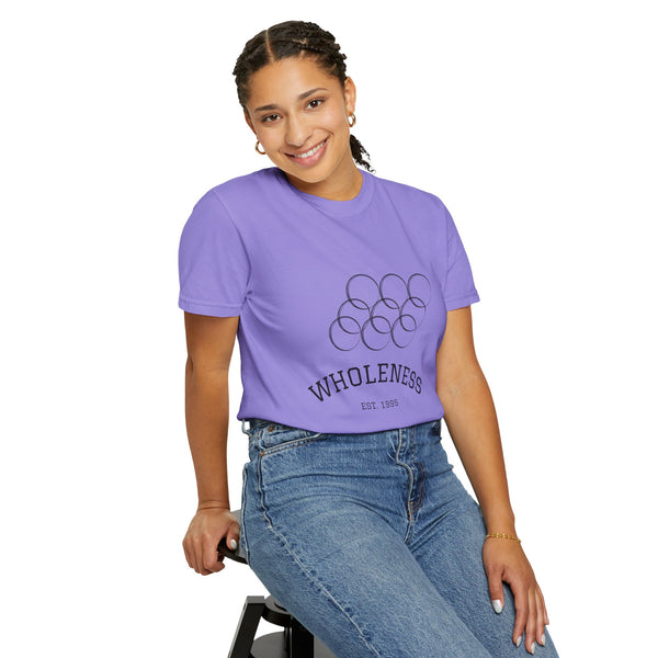 Three inter-locking circles/ Unisex Garment-Dyed T-shirt