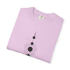 T-shirt with black geometric design Unisex Garment-Dyed T-shirt
