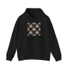 Vintage Bow & Floral Repeat Hoodie | Coquette Lace Scallop Pattern