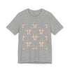 Blush Bow & Floral Repeat Tee | Coquette Lace Pattern