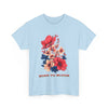 Born to Bloom Tshirt Unisex Heavy Cotton Tee