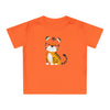 Cute Tiger Baby Tee — Adorable Pink Infant T-Shirt with Cartoon Tiger
