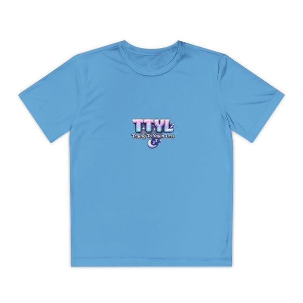 TTYL Typography Tee | Youth Competitor Shirt, Pastel Retro Text
