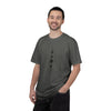 T-shirt with black geometric design Unisex Garment-Dyed T-shirt