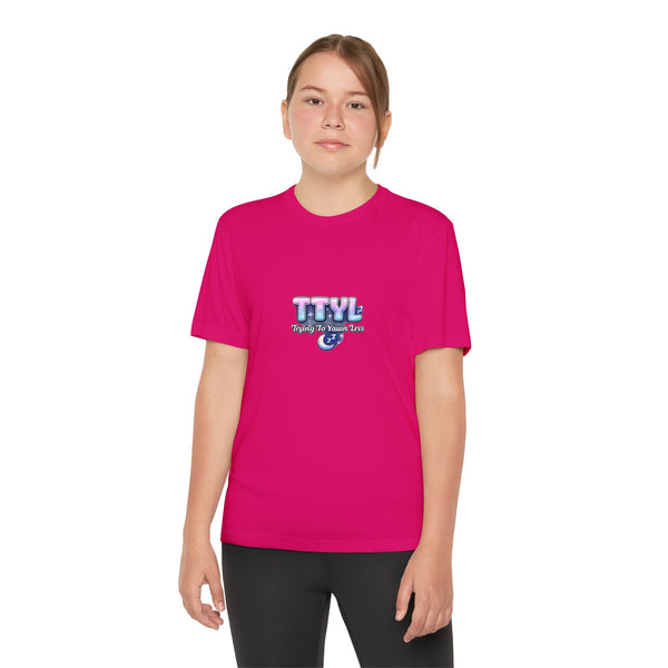 TTYL Typography Tee | Youth Competitor Shirt, Pastel Retro Text