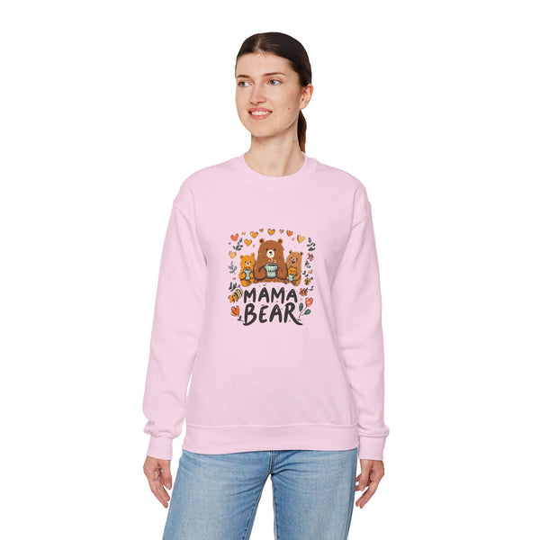 Mama Bear Sweatshirt — Cute Mama Bear & Cubs Floral Mother's Day Gift