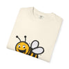 Bee happy/ yellow bee/ Unisex Garment-Dyed T-shirt