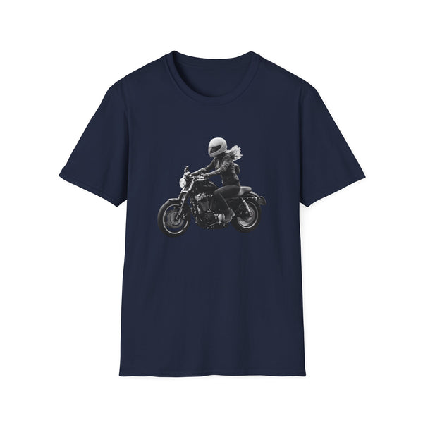 Woman Biker Unisex Softstyle T-Shirt